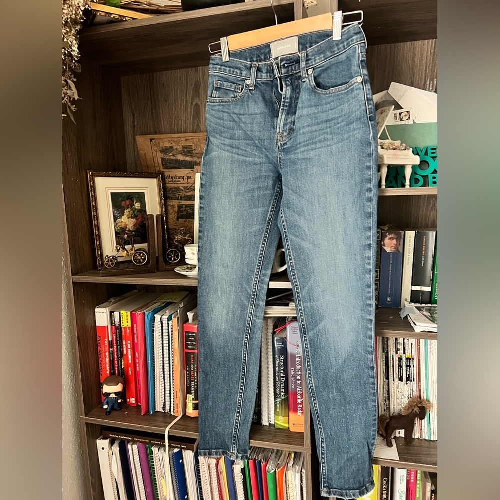 Everlane high rise skinny leg jean, size 26